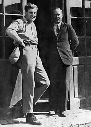Andreas Gerhardus Christiaan Visagie by sy Oom saam met wie hy na Argentinië gegaan het.
